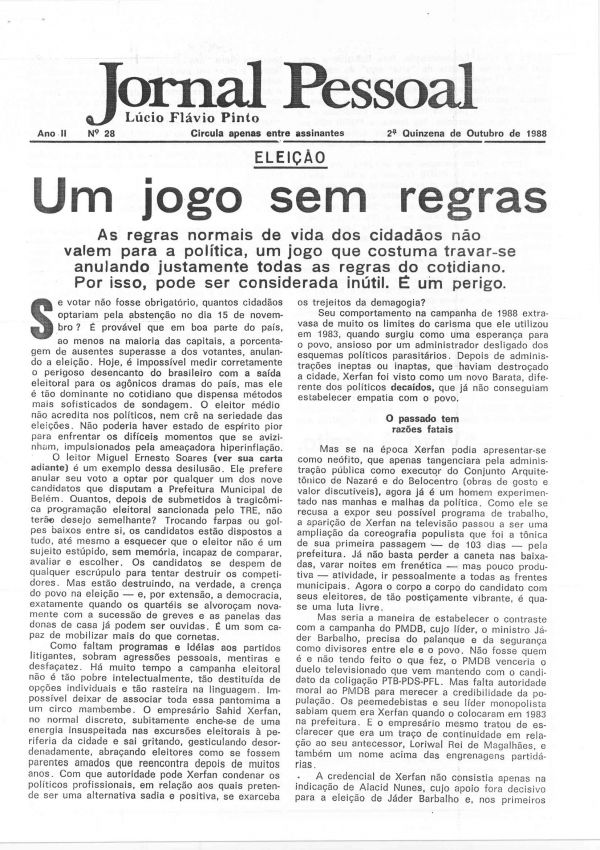 Jornal Pessoal